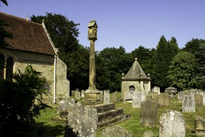 churchyard at saint mary's