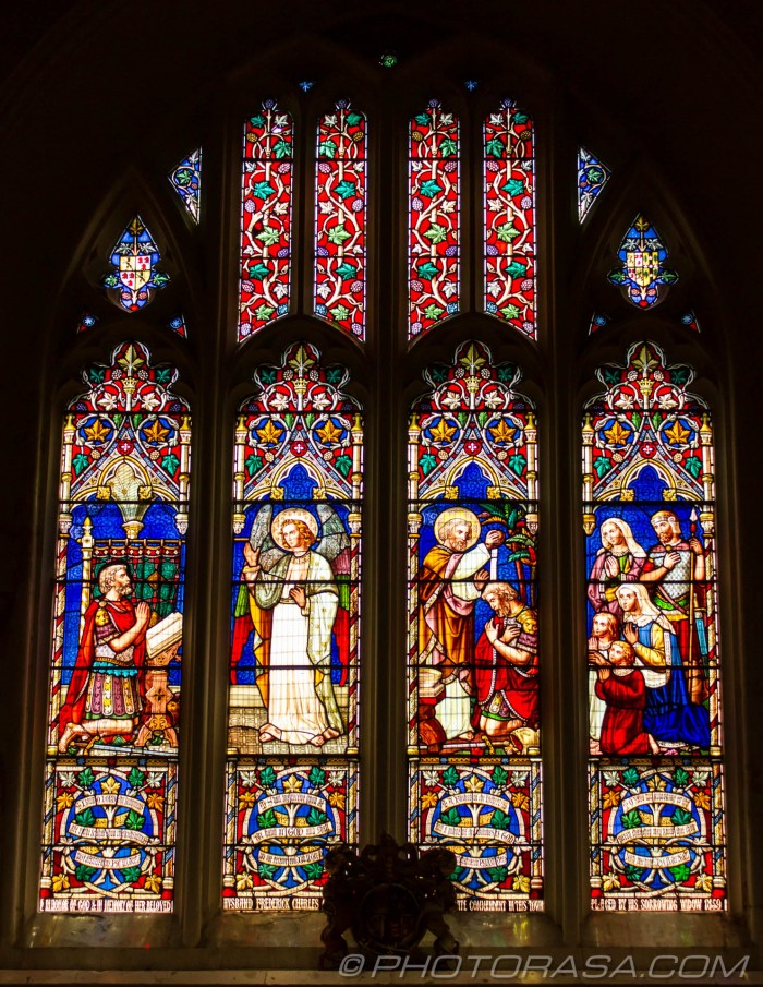 stained glass window at maidstone all saints
