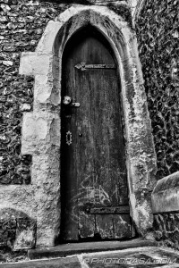narrow old door