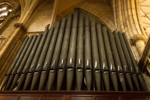grey pipes from the old organ