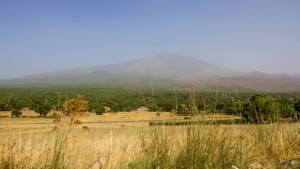 etna in the distance