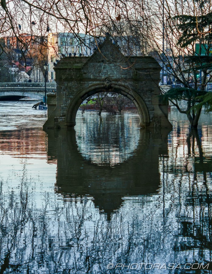flooded arch reflection