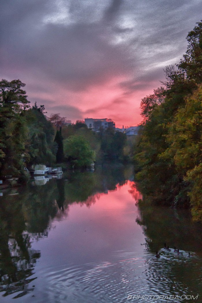 red sky upstream to east farleigh