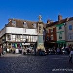 market place outside canterbury cathedral