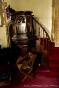 chair and pulpit