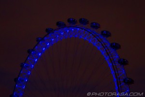 half a blue wheel