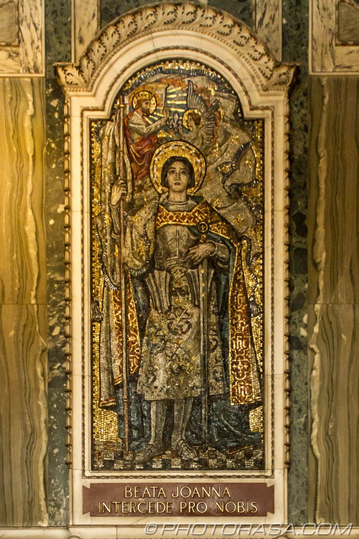 mosaic of joan of arc