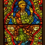 christ ancestor 12th century stained glass