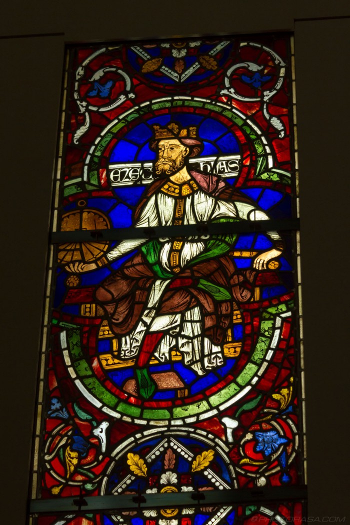 ezechias stained glass