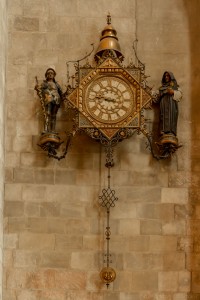 large oranate clock