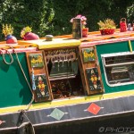 colourful river barge