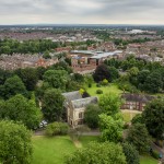 cathedral grounds from yorkminster tower