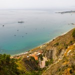 coastal view from taormina