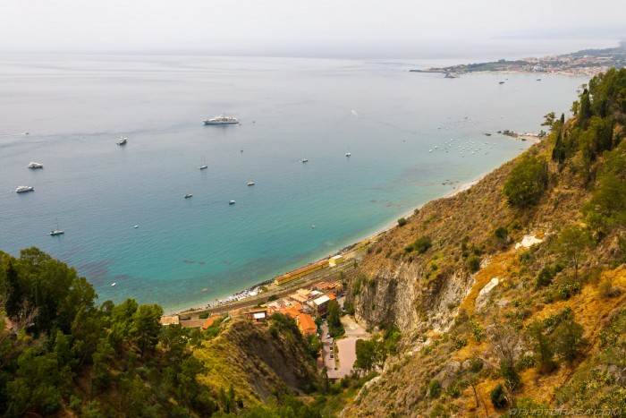 coastal view from taormina