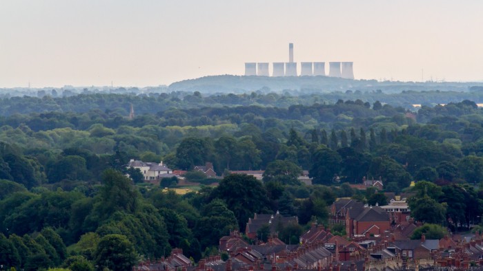 eggborough power station from yorkminster tower