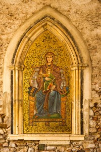 roman mosaic at taormina