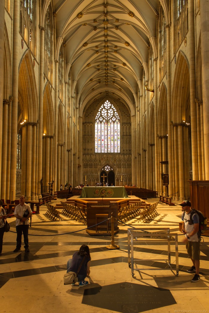 the nave from the east